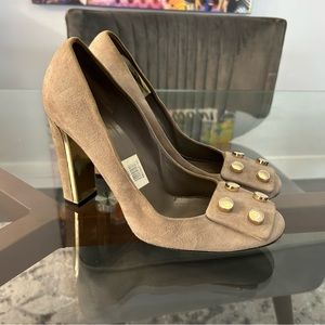 Gucci Suede Heels Shoes